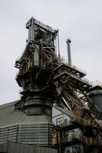 Estructura de planta industrial